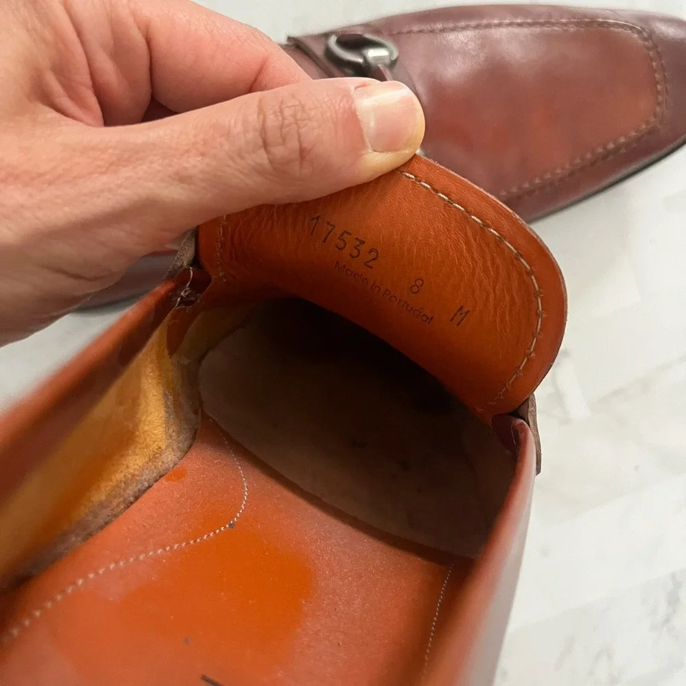 MAGNANNI Voto Leather Bit Loafer Size 8M‎